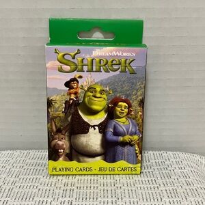 DreamWorks Shrek Character Playing Cards - Green and Yellow